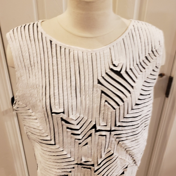 obstinee blouse black and white size 18 - Picture 2 of 6